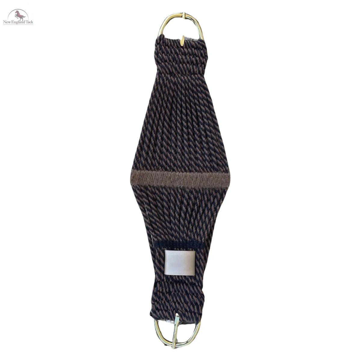 Resistance Cinch Red Poly Blend – 3” Brass Coating, 25-Strand Roper Horse Cinch NewEngland Tack
