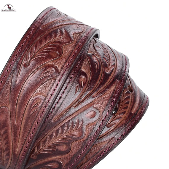 Resistance Classic Western Style Full Grain Leather Belt 1-1/2"(38mm) Wide- Comfortable Accessory With Free Buckle NewEngland Tack