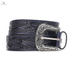 Resistance Classic Western Style Full Grain Leather Belt 1-1/2"(38mm) Wide- Comfortable Accessory With Free Buckle NewEngland Tack
