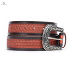 Resistance Classic Western Style Full Grain Leather Belt 1-1/2"(38mm) Wide- Comfortable Accessory With Free Buckle NewEngland Tack