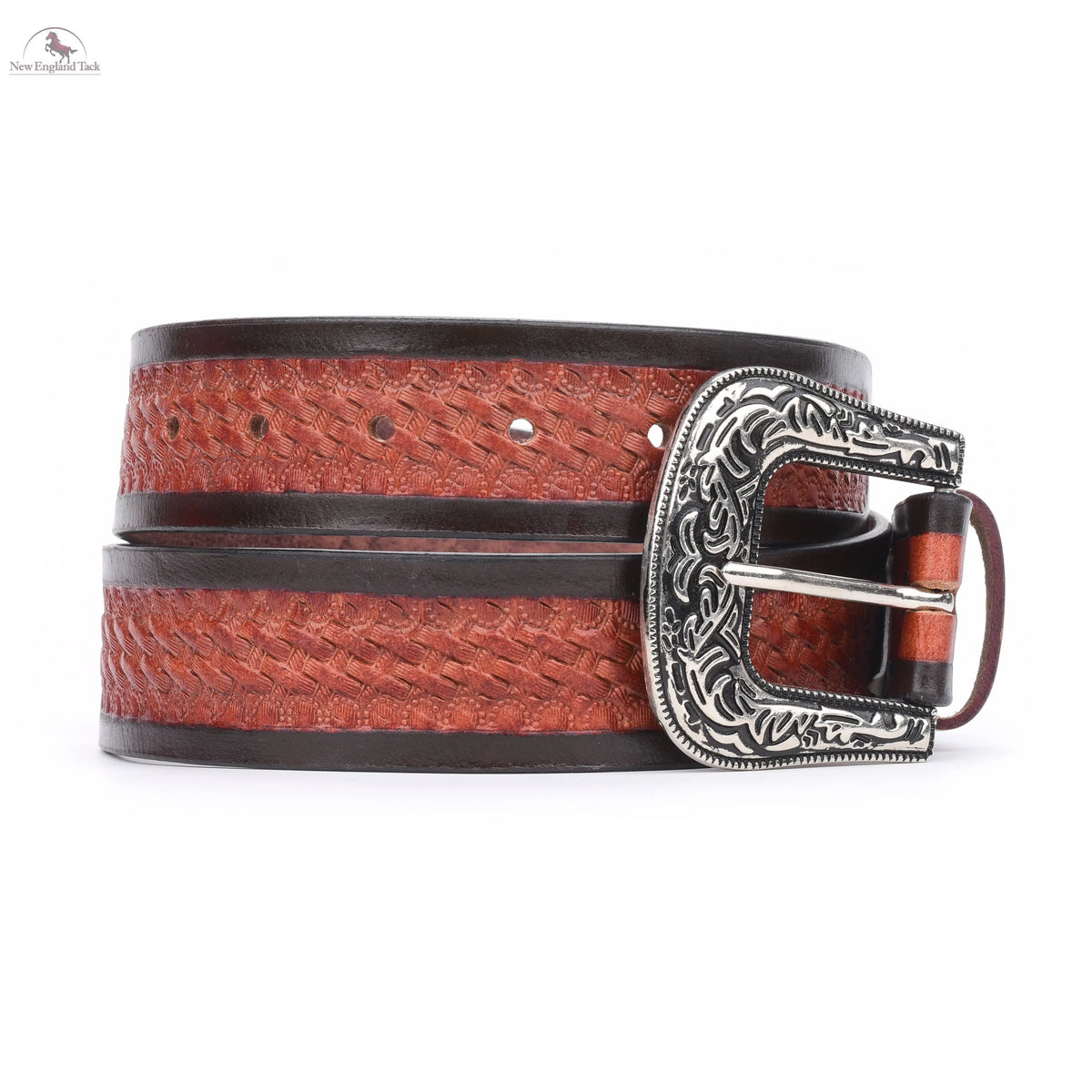 Resistance Classic Western Style Full Grain Leather Belt 1-1/2"(38mm) Wide- Comfortable Accessory With Free Buckle NewEngland Tack