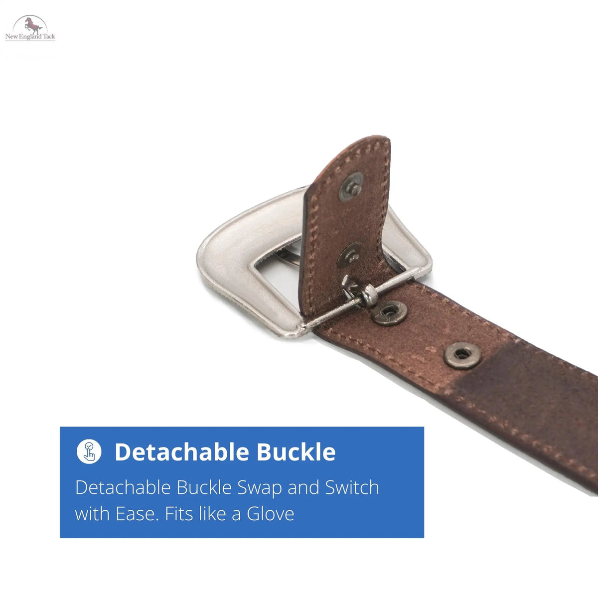 Resistance Floral Coffee Brown Women's Cowgirl Cowboy Country Belt  With Floral Embossed Silver Buckle NewEngland Tack