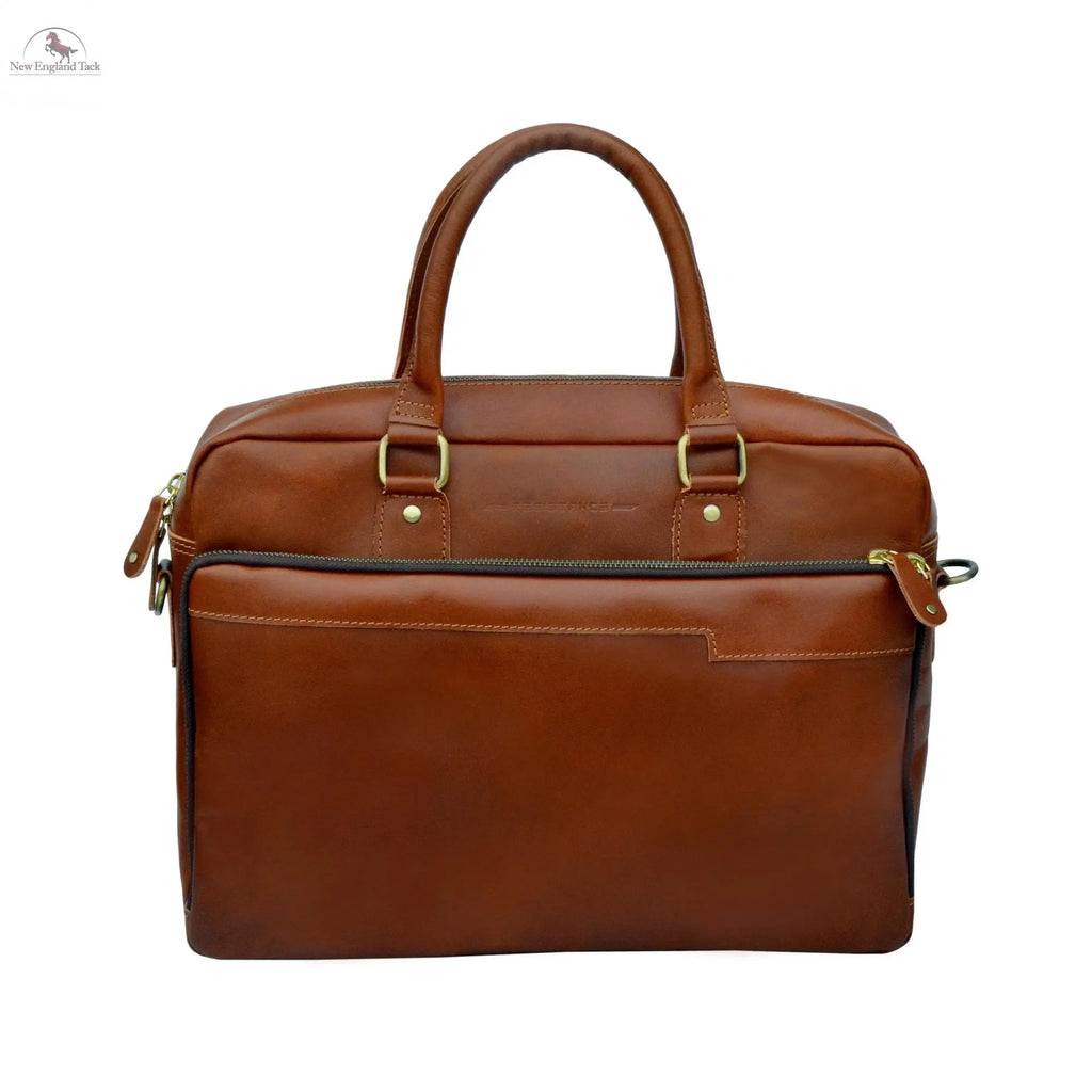 Resistance Full Grain Men Leather Messenger Bag, Handmade Shoulder Bag, Crossbody Work Bag, Briefcase For Laptop NewEnglandTack