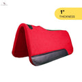 Resistance Handcrafted 31” x 32” Synthetic Felt Performance Saddle Pad with Wear Leathers for Horse Saddle, Handmade Long Lasting Felt Saddle Pad for Horse Available in 1" Thickness Newenglandtack