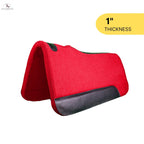 Resistance Handcrafted 31” x 32” Synthetic Felt Performance Saddle Pad with Wear Leathers for Horse Saddle, Handmade Long Lasting Felt Saddle Pad for Horse Available in 1" Thickness Newenglandtack