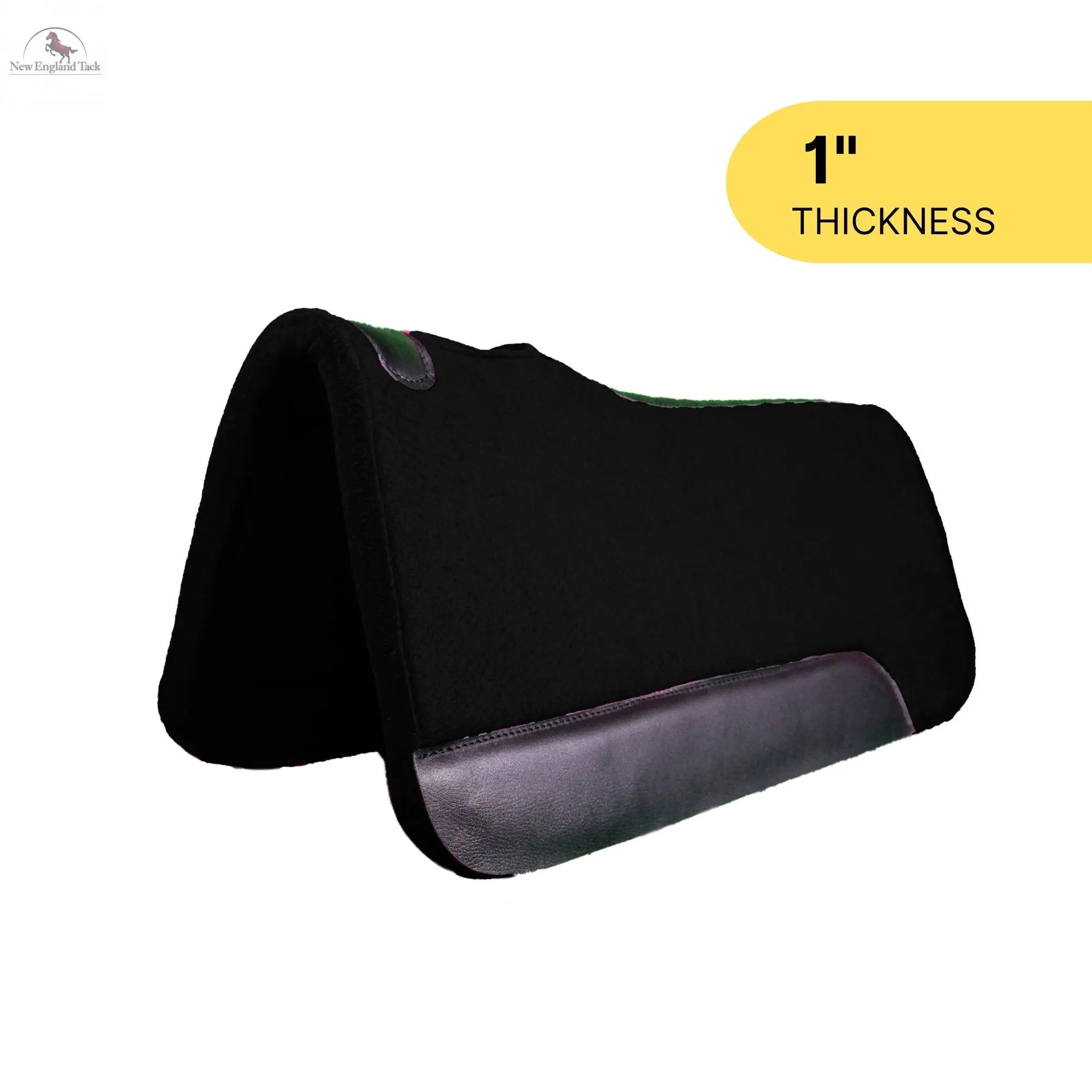 Resistance Handcrafted 31” x 32” Synthetic Felt Performance Saddle Pad with Wear Leathers for Horse Saddle, Handmade Long Lasting Felt Saddle Pad for Horse Available in 1