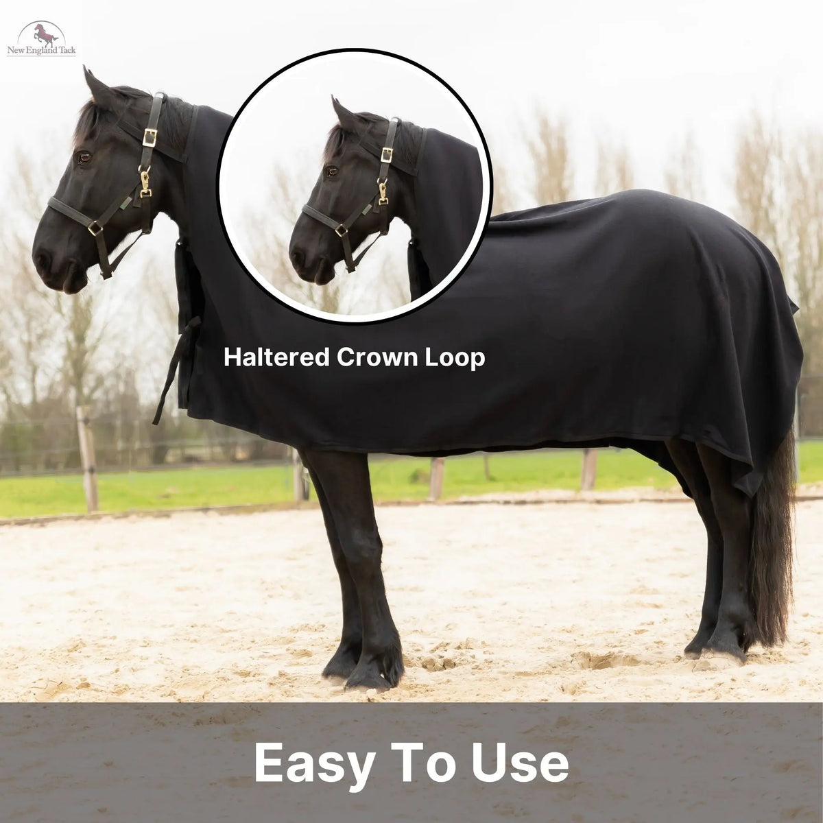 Resistance Long Lasting & Warm Soft Fleece Square Cooler for Horse NewEngland Tack