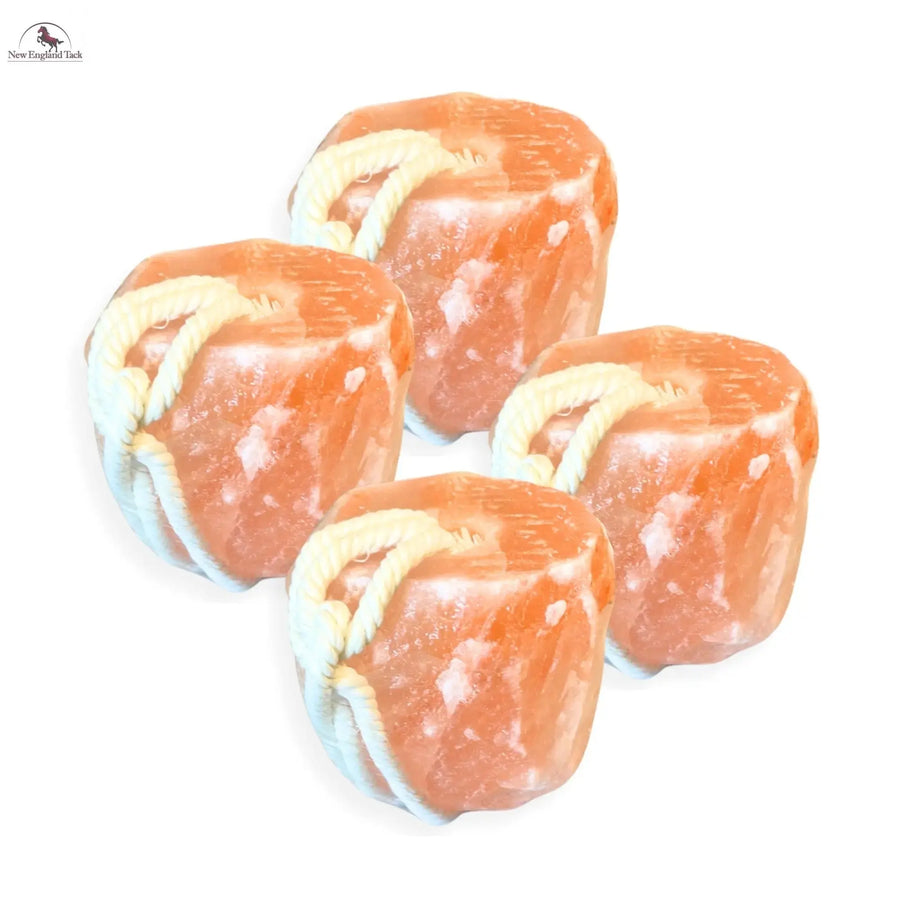 RESISTANCE Pink Himalayan Salt Lick Block with Rope for Horses, Cattle, Deer, Goats, and Livestock – 5 lbs, 16 lbs, and 25 lbs NewEngland Tack