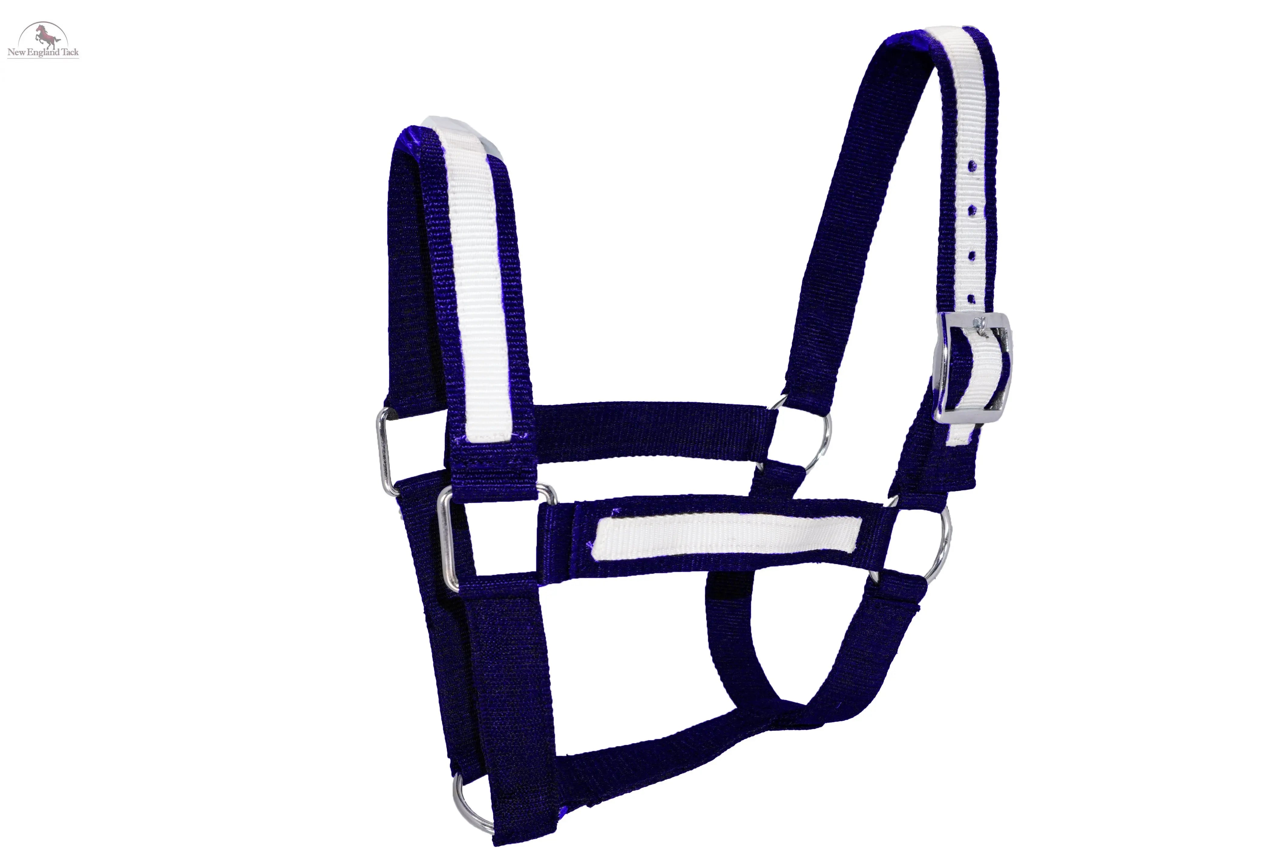 Resistance Premium Nylon Draft Halter with Overlay - Adjustable Horse ...
