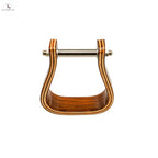 Resistance Premium Rosewood Stirrups Handcrafted Equestrian Accessories NewEngland Tack