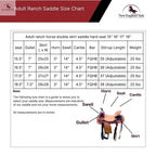 Resistance Ranch Style Western Saddle with Double Skirt NewEngland Tack