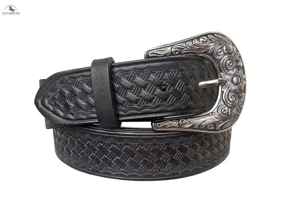 Resistance Cowgirl Belt With Buckle For women| 1.5" Wide Western Belt Leather Strap | Western Belt for Jeans NewEngland Tack