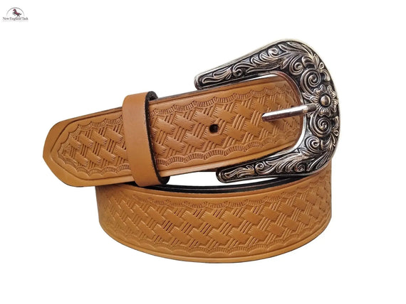 Resistance Cowgirl Belt With Buckle For Women| 1.5" Wide Western Belt Leather Strap | Western Belt for Jeans NewEngland Tack
