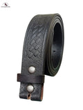 Resistance Cowboy Belt Without Buckle For Men| 1.5" Wide Western Belt Leather Strap | Western Belt for Jeans NewEngland Tack
