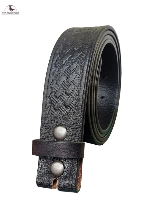 Resistance Cowboy Belt Without Buckle For Men| 1.5" Wide Western Belt Leather Strap | Western Belt for Jeans NewEngland Tack