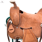 Resistance Western Border Tooled Rough Out Ranch Saddle NewEngland Tack