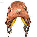 Resistance Western Border Tooled Rough Out Ranch Saddle NewEngland Tack
