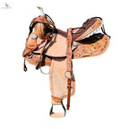 Resistance Western Horse Barrel Saddle Leather 14" 15" 16" 17" With Free Tack set NewEngland Tack