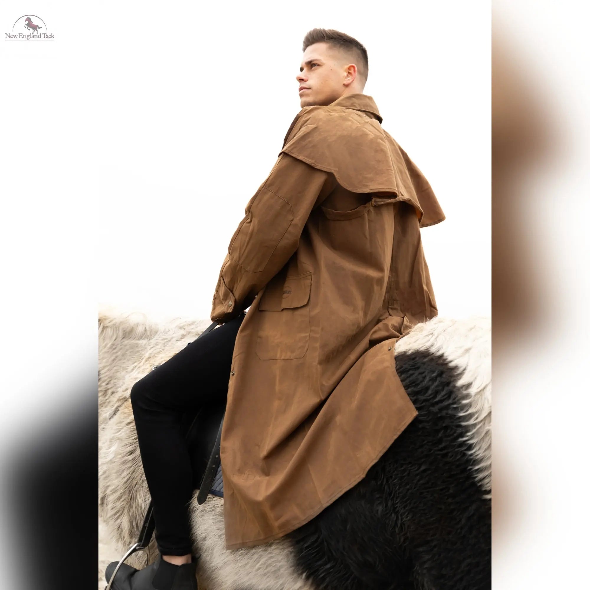 Resistance Western Oilskin Waterproof Duster Coat NewEngland Tack