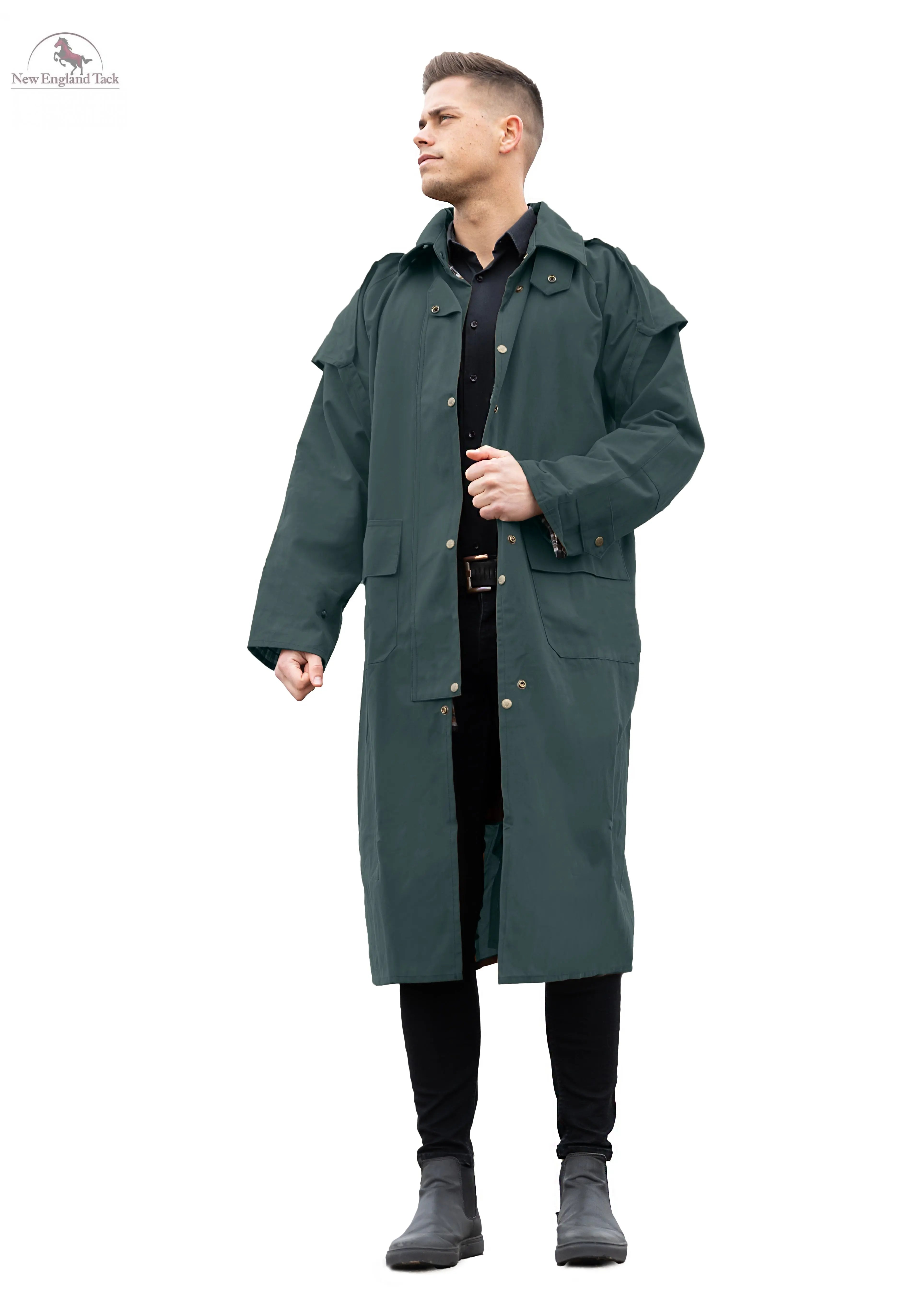 Resistance Western Oilskin Waterproof Duster Coat NewEngland Tack