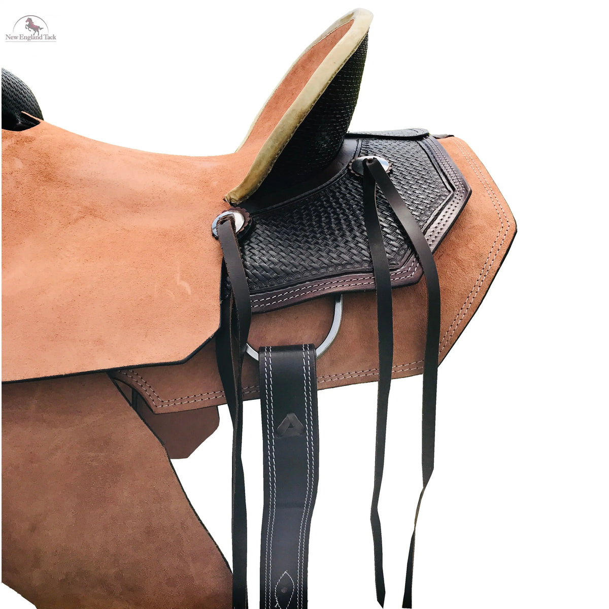 Cuir Western Rough Out Horse Saddle Tack Taille 13 po à 18 po