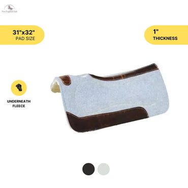 Resistance Western Saddle Pad With Felt Underside Newenglandtack