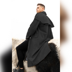 Resistance Western Oilskin Waterproof Duster Coat NewEngland Tack BLACK6