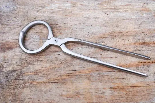 Straight Handle Hoof Tester Model 15" Stainless Steel Equine Heavy Duty Tools Instruments - NewEngland Tack