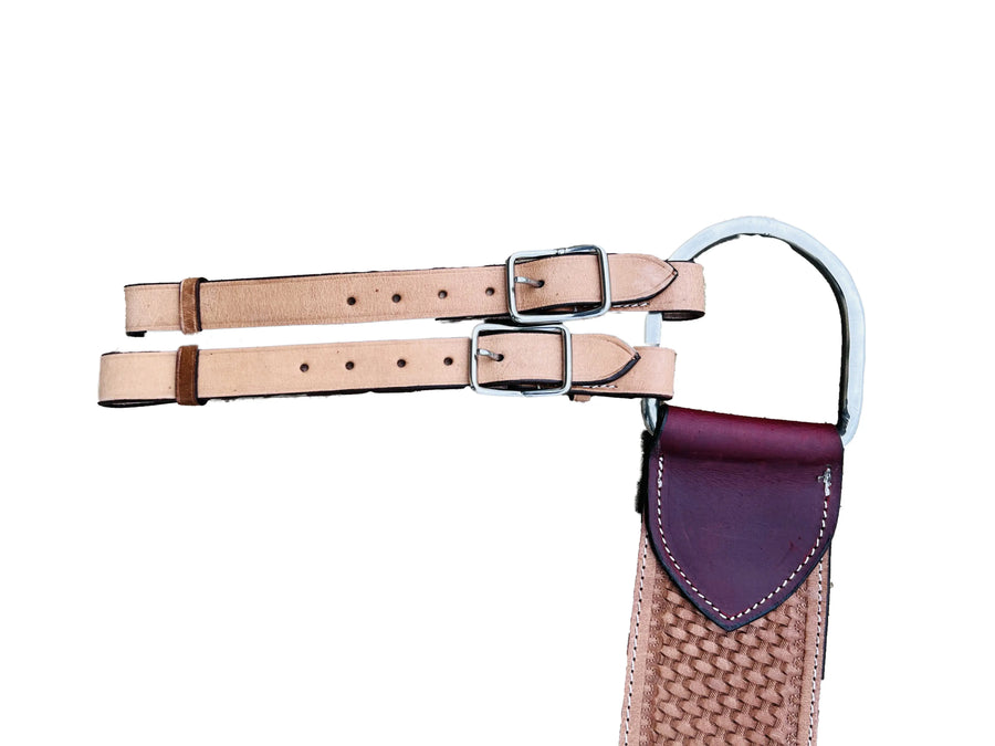 Tan Basket weave Tooled Tripping Collars | 28inch - 36inch NewEngland Tack