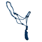 Reflective Nylon Rope Halter with 9Ft Lead | Adjustable Safety Night Glow Horse Halter