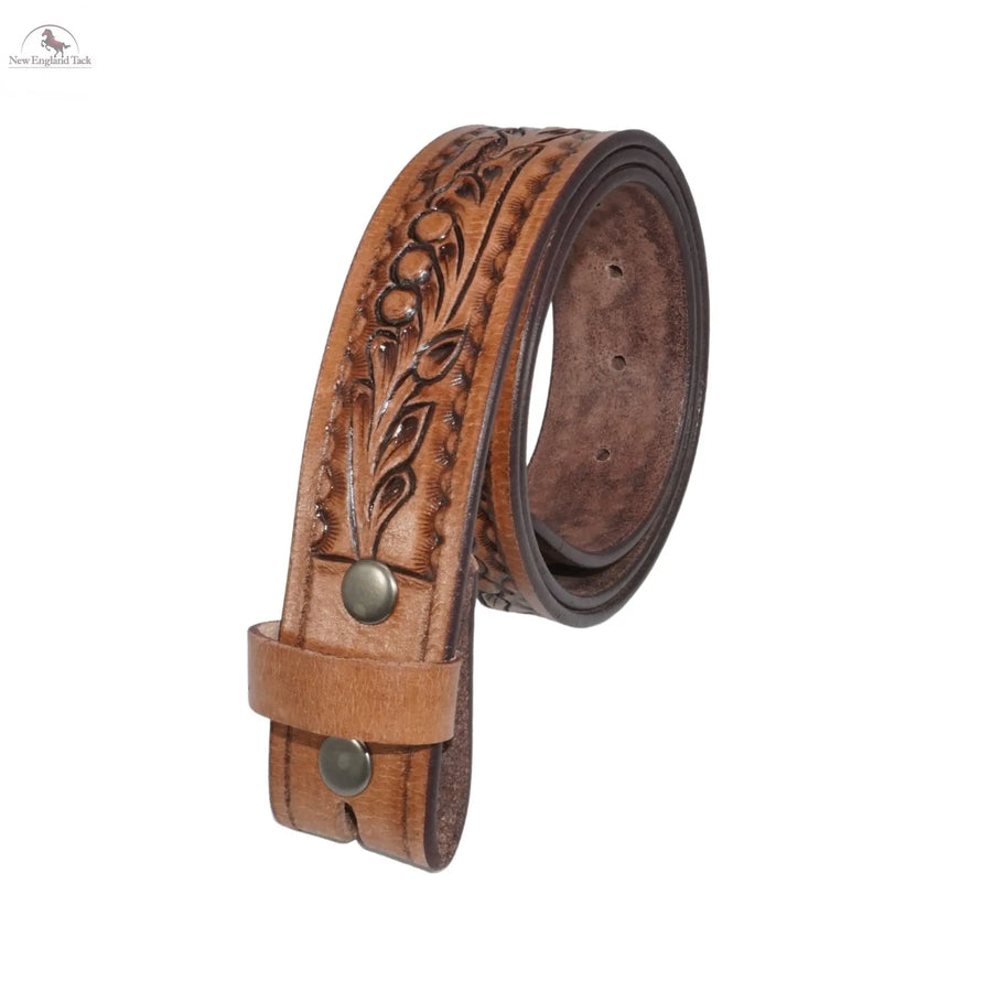 Western Belt - Black - Pure Leather - Hand Braided NewEngland Tack