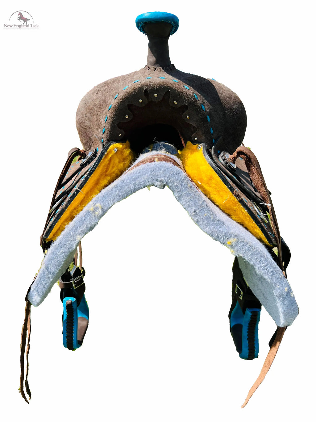 Western Horse Saddle Ranch Style, Youth Child Leather Saddle in 10" 12" 13" NewEngland Tack