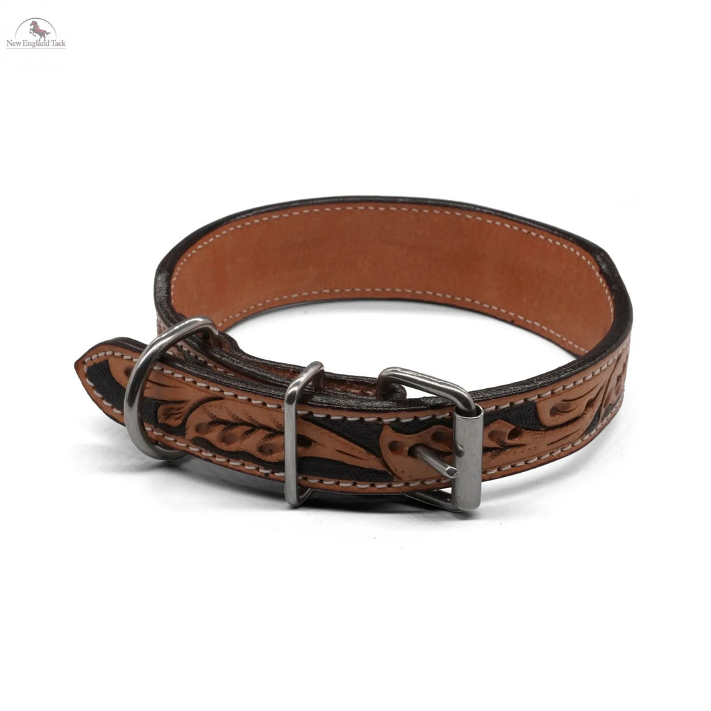 Copy of Western Leather Dog Collars NewEngland Tack