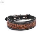 Western Leather Dog Collars NewEngland Tack