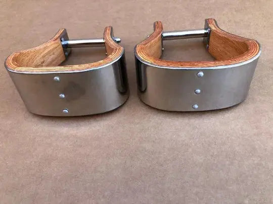 Western Stirrup| Bell Stirrup| Wooden Stirrup| Stainless Steel Cover Stirrup| Lightweight Stirrup| Stirrup For Horse - NewEngland Tack