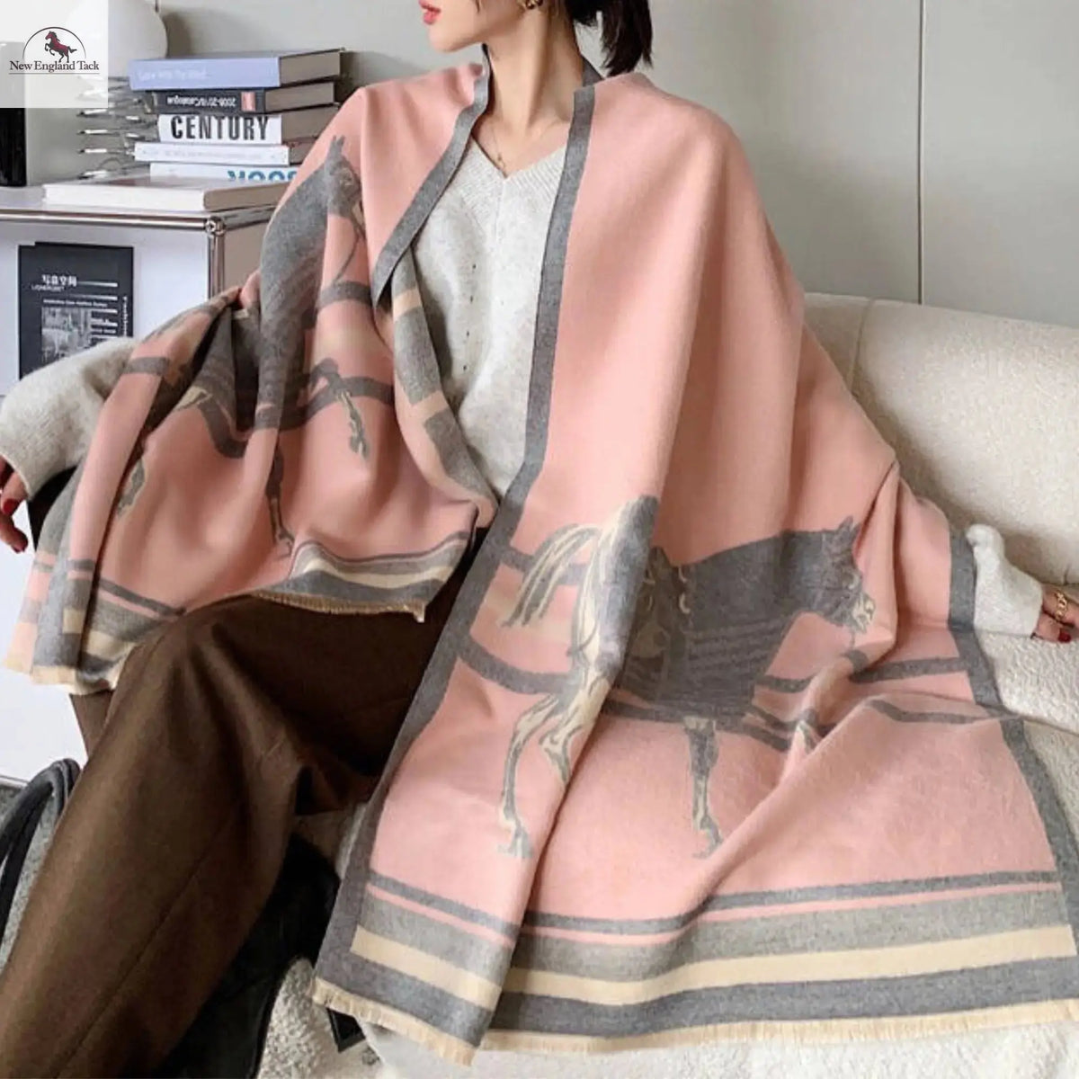Women's Pashmina Scarf - Soft and Warm Shawl Wraps for Evening Dresses - NewEngland Tack