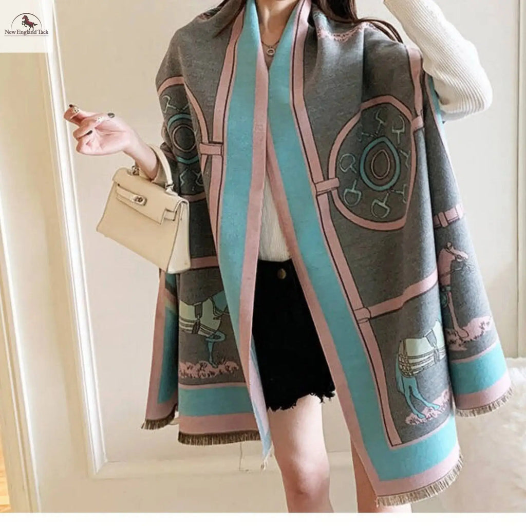 Women's Pashmina Scarf - Soft and Warm Shawl Wraps for Evening Dresses - NewEngland Tack