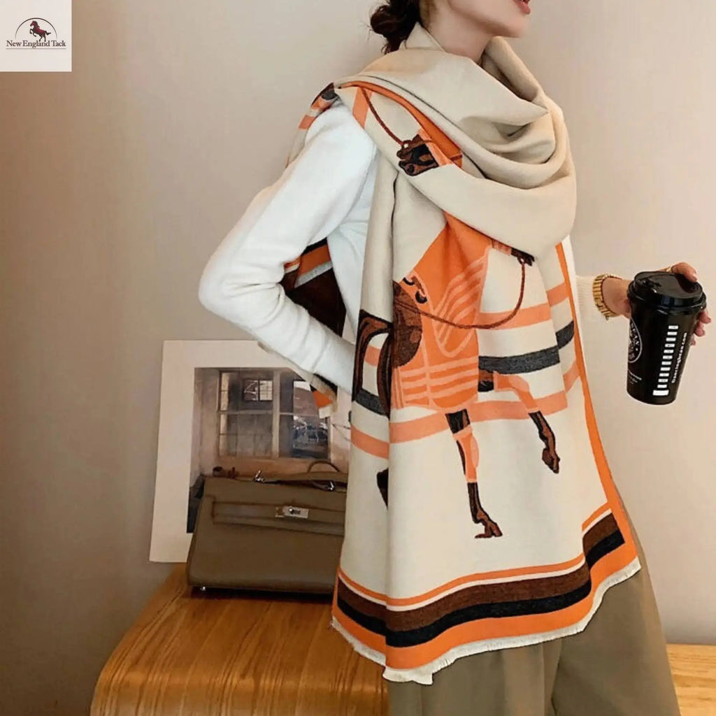 Women's Pashmina Scarf - Soft and Warm Shawl Wraps for Evening Dresses - NewEngland Tack