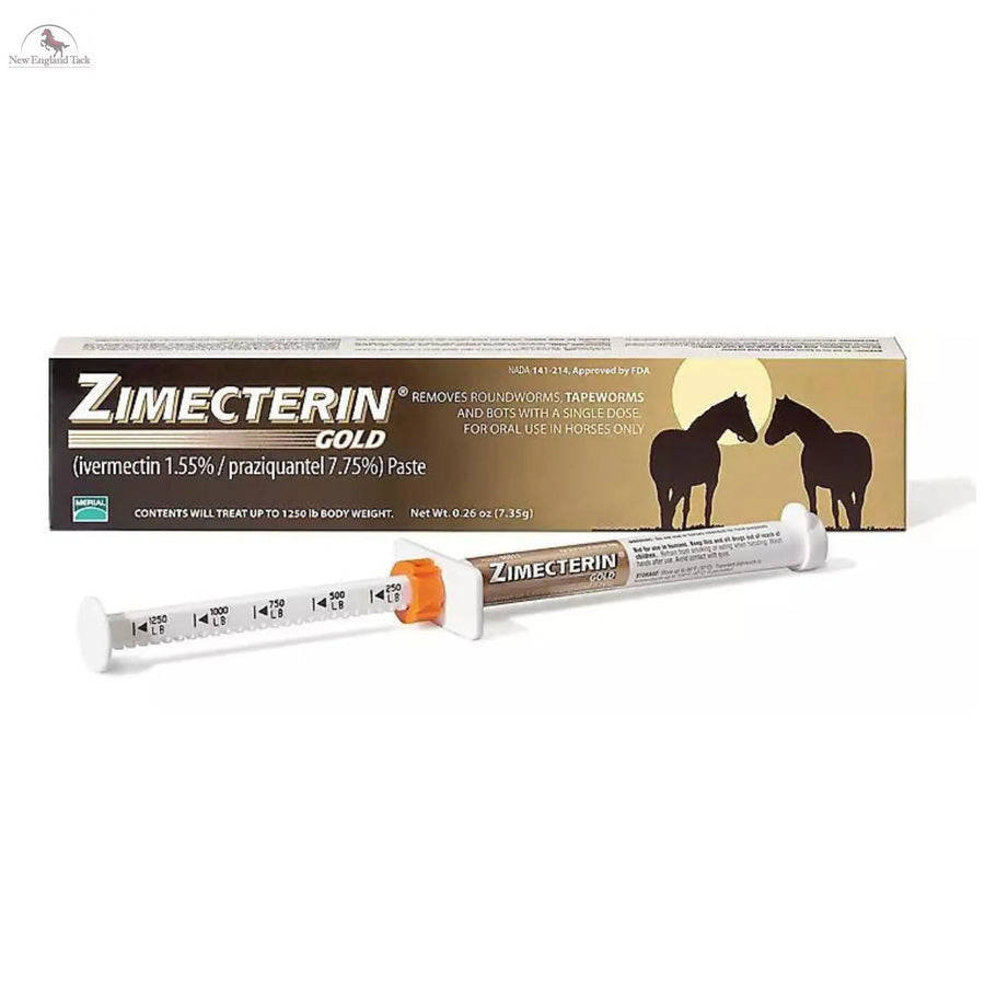Zimecterin Gold Praziquantel Paste Wormer (7.75) NewEngland Tack