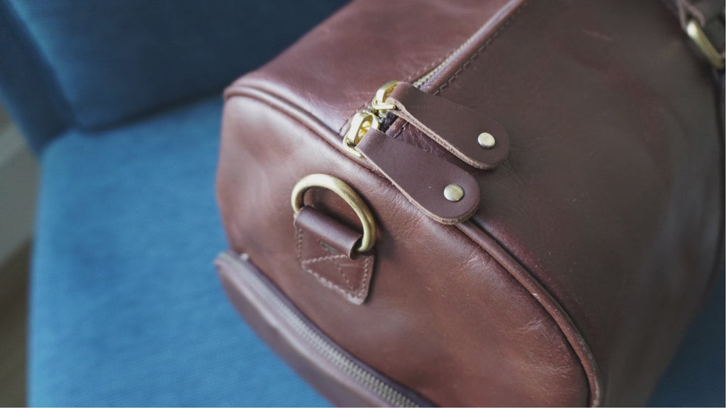 RESISTANCE Leather Duffle Bag - Perfect for Weekend Getaways
